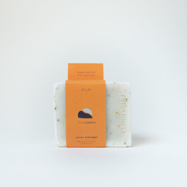 savon ECLAT avec étiquette orange