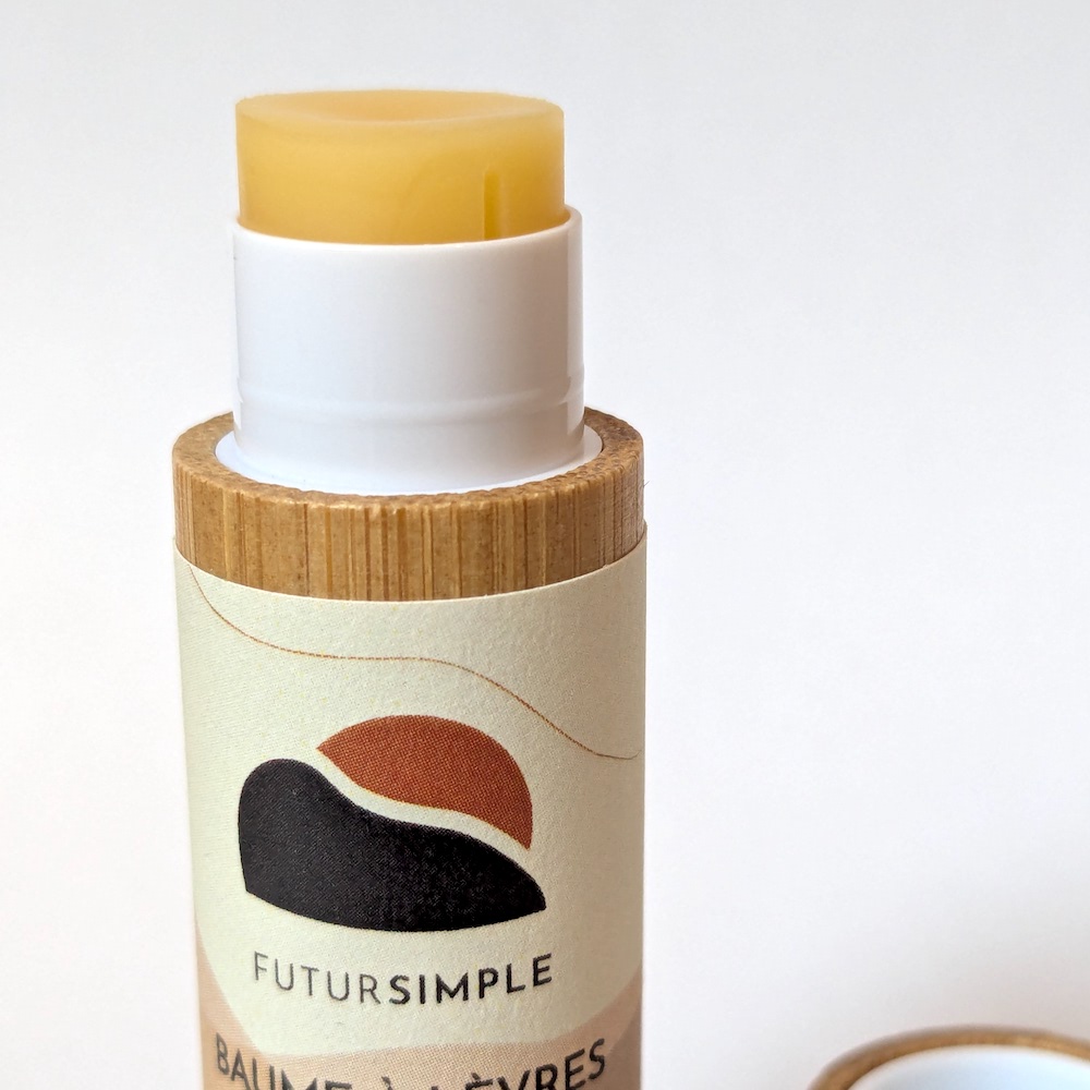 tubes baume à lèvres, stick en bambou